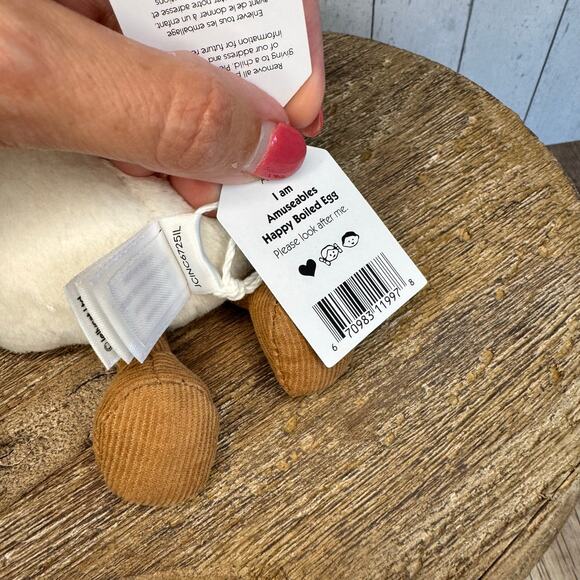 Jellycat Boiled Egg Set of 3 Boiled Egg Chic Bunny Happy FAST SHIP NEW - Picture 6 of 9